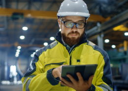 Füllen Sie einen Bericht mit dem Tablet aus